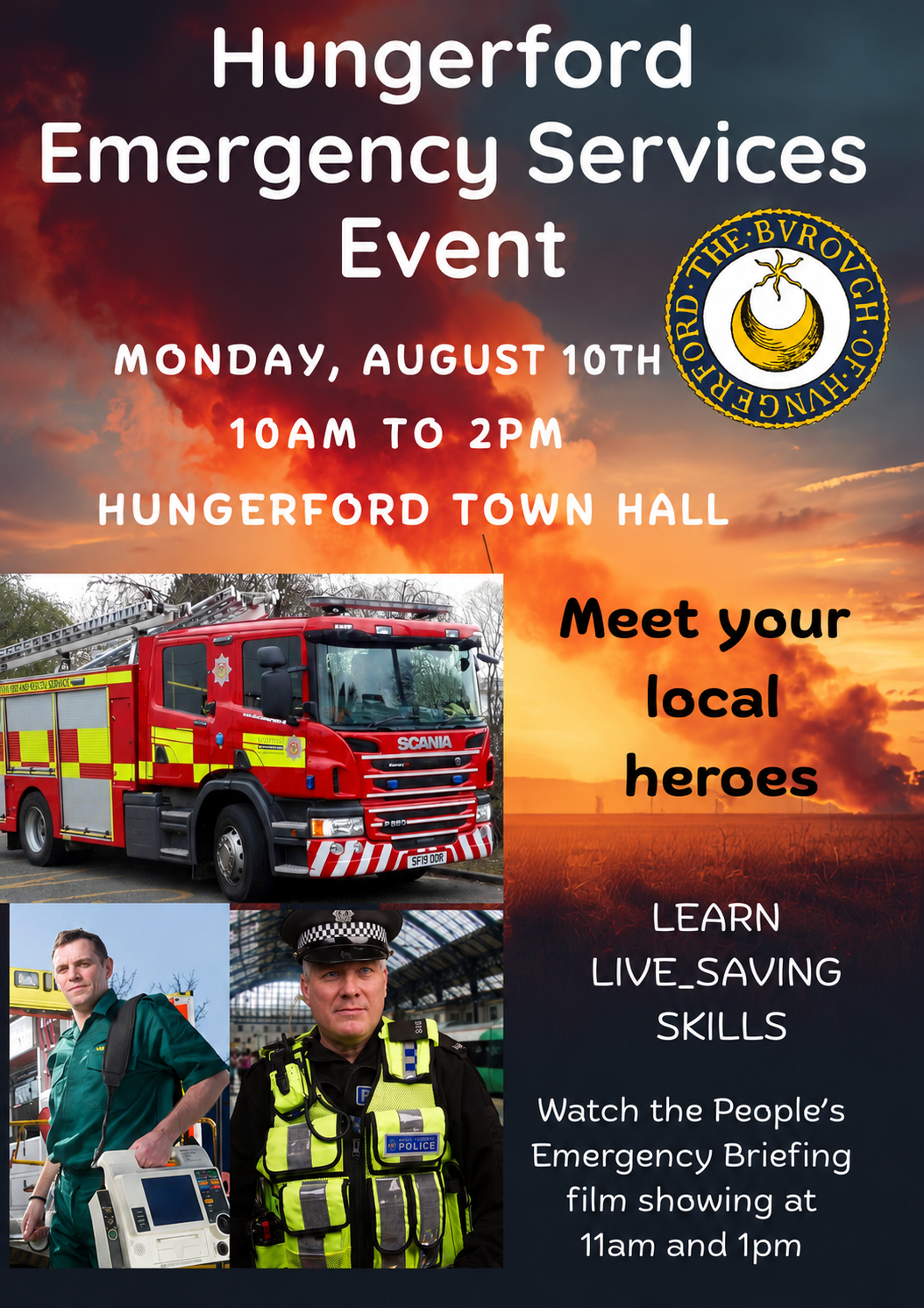 Hungerford Emergency Services Event 10.08.26
