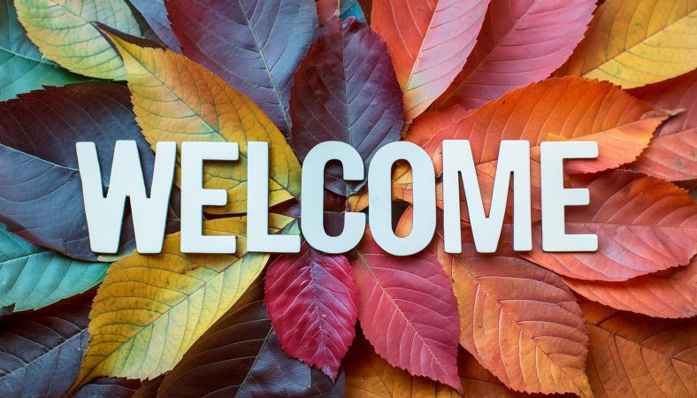 welcome sign