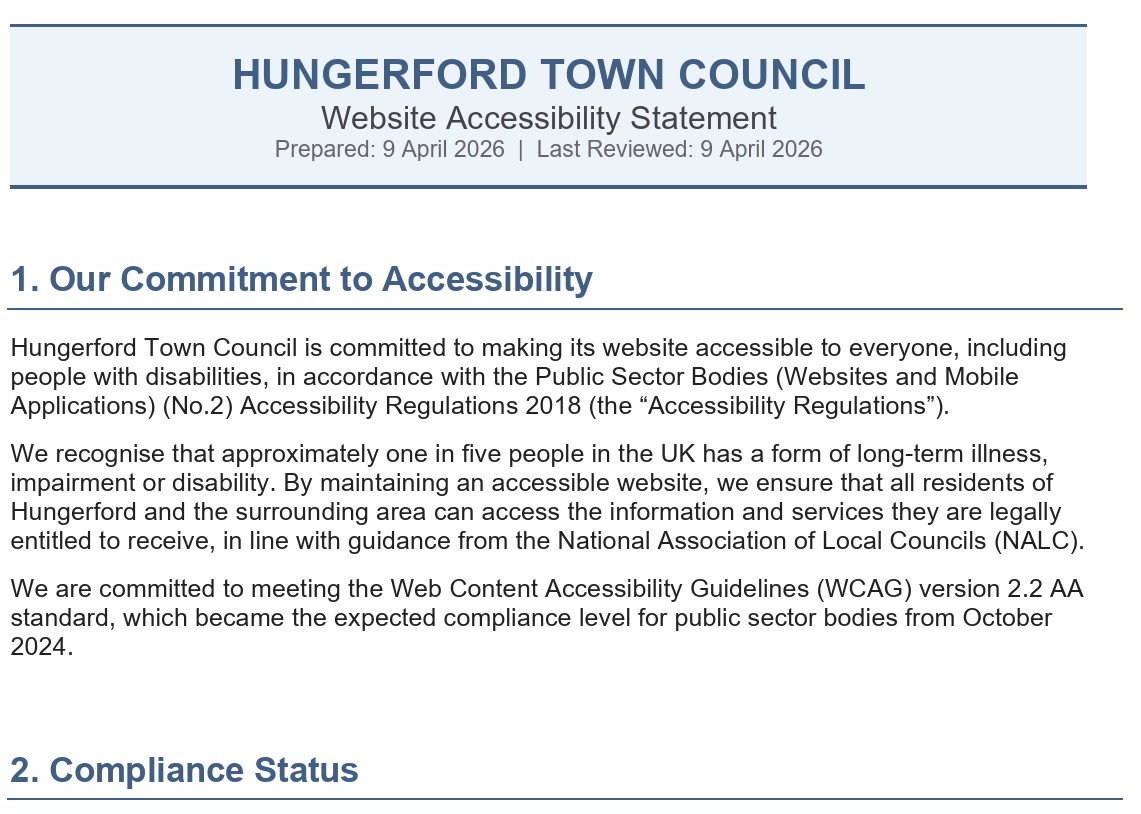 Accessibility statement
